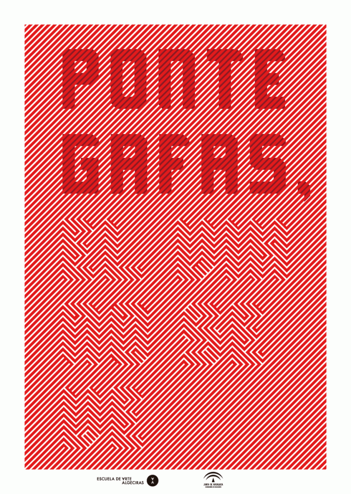 Cartel realizado por los alumnos: José Carlos Bercial Centeno, Isabel Montero Hoyos y Elva Mourelle Costa