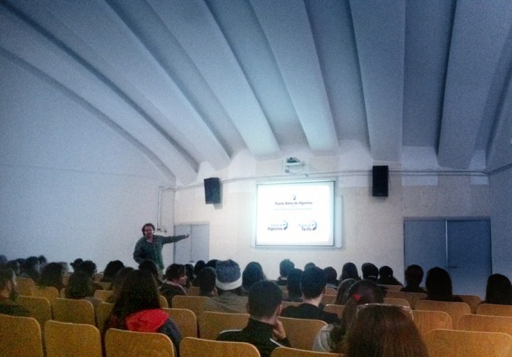 Conferencia de Boceto Comunicación en el Salón de Actos