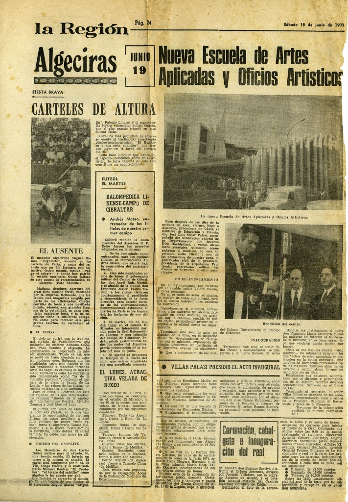 Publicación de la noticia en el Diario la Región